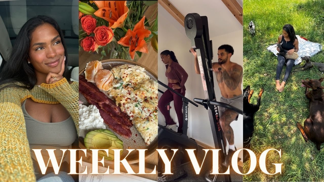 WEEKLY VLOG ♡ (cozy home upgrades, new farm animals, at home gym reveal!! workout with us PART 1 +)