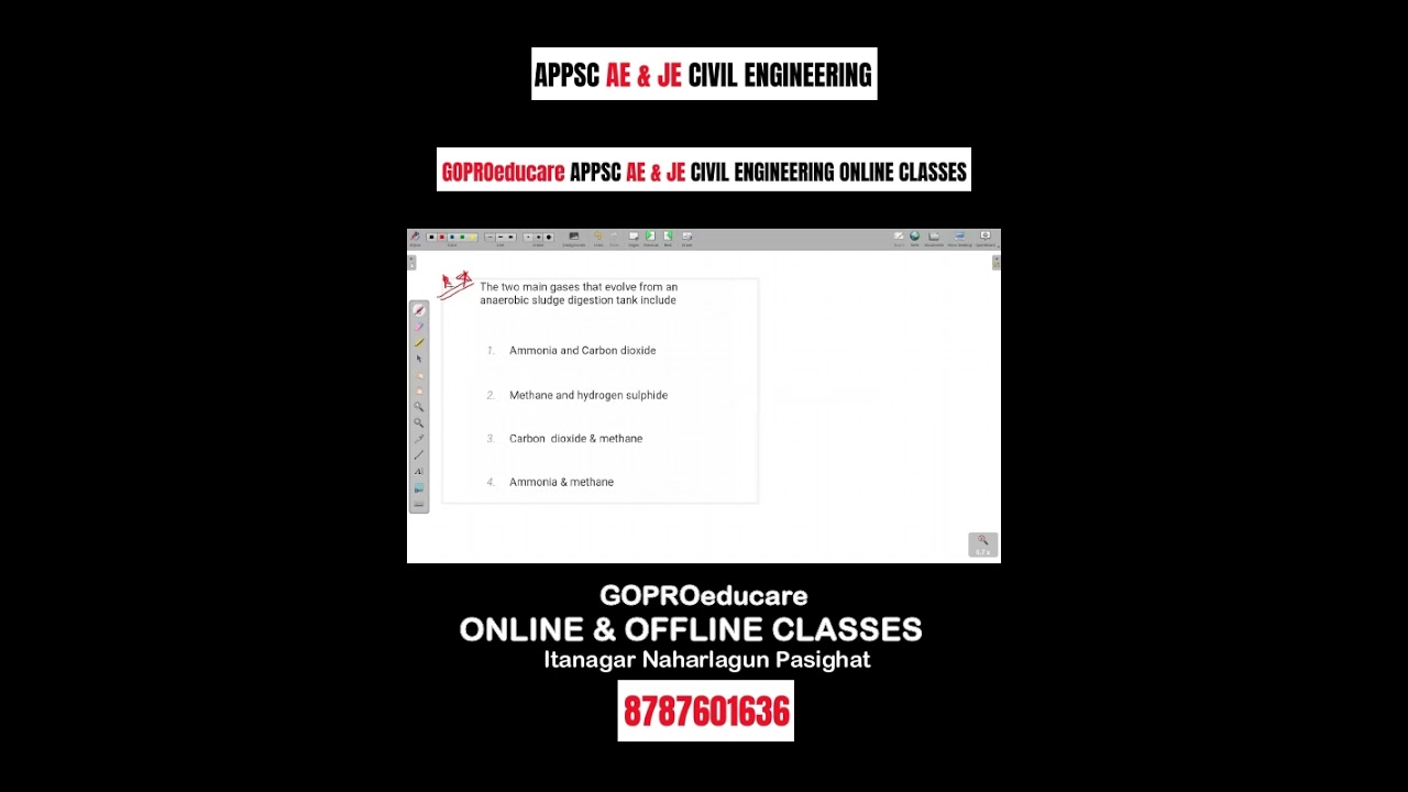 two main gas evolve fromAPPSC AE & JE Civil ENGG