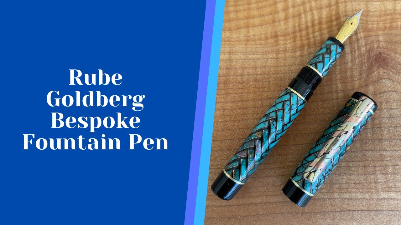 Rube Goldberg Fountain Pen | Handcrafted Bespoke Pen (1 of 1)