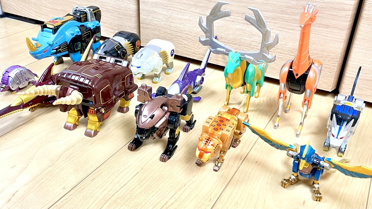 【PowerRangers WildForce #4】🦁🐯🦅🦬🦈高級感バツグン⁉︎ガオレンジャーのガオゴッドであそんでみた