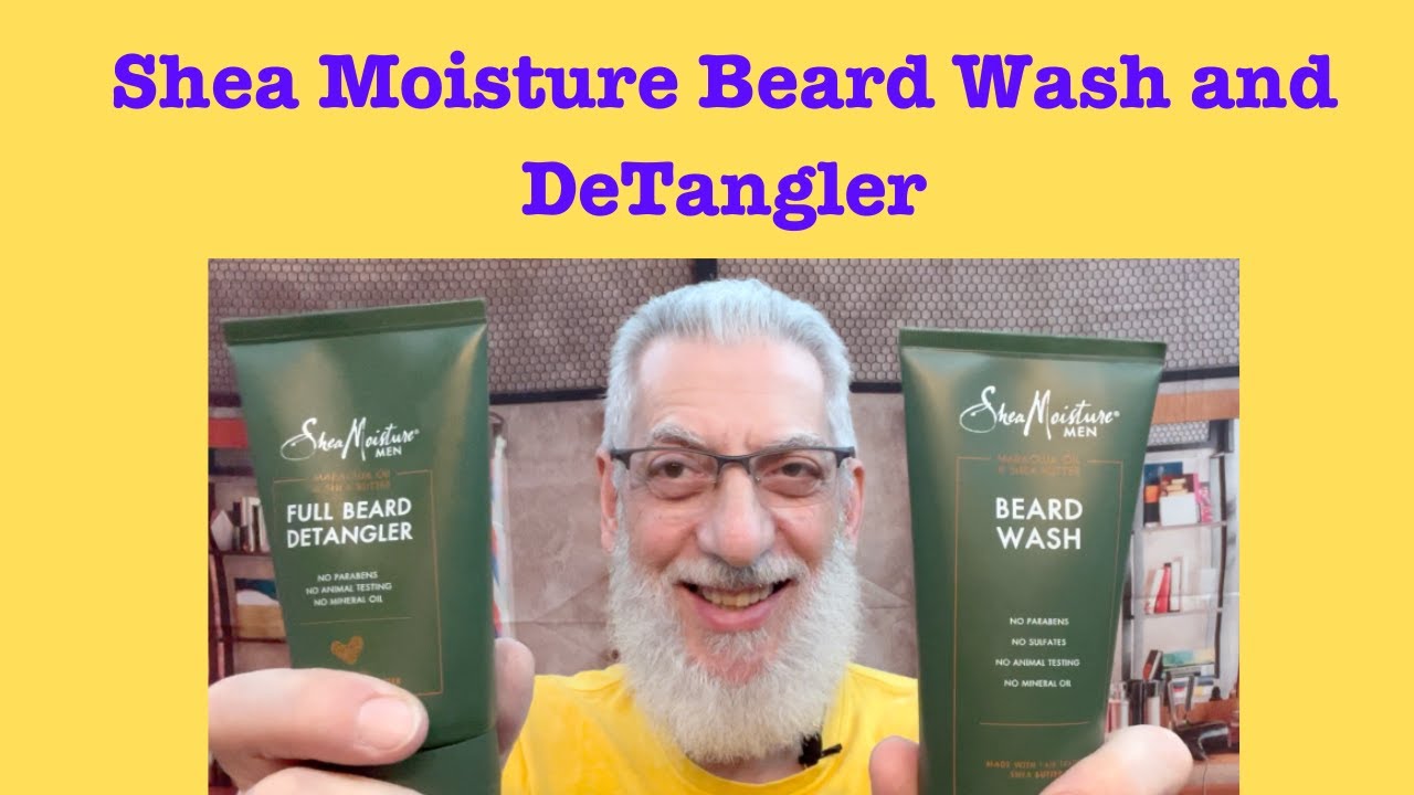 Shea Moisture's Beard Wash And Detangler Is The Perfect Solution For Your Beard Care Needs!