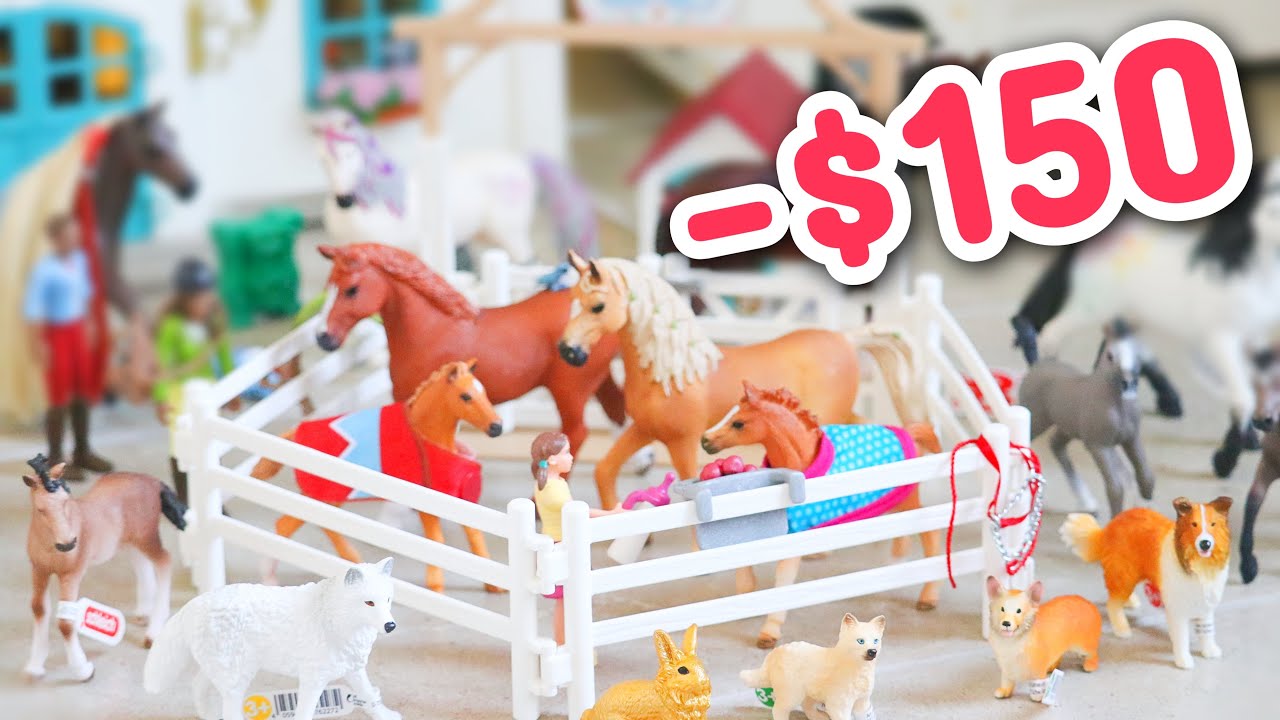 I Spent $150 on Schleich! HUGE Unboxing!