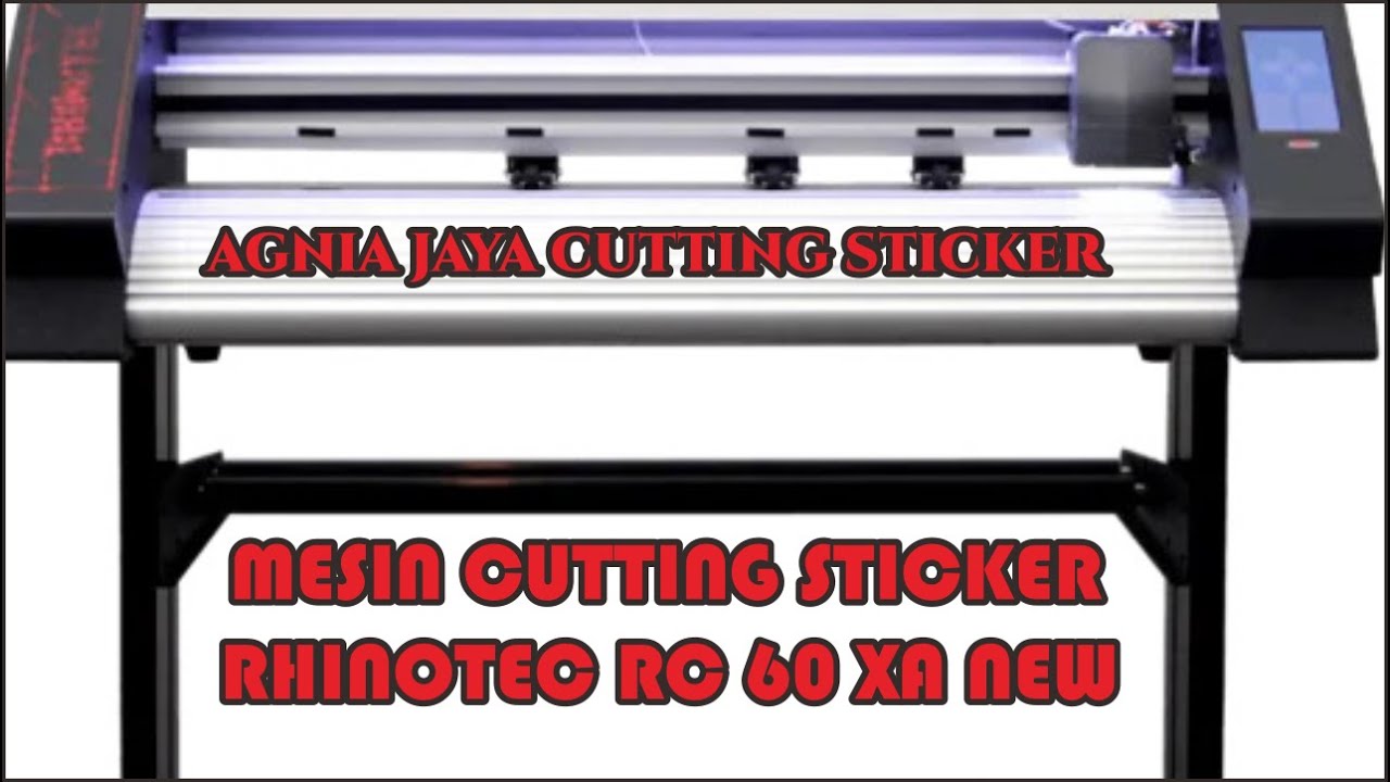 CARA MUDAH MENGGUNAKAN MESIN CUTTING STICKER RHINOTEC RC 60 XA NEW