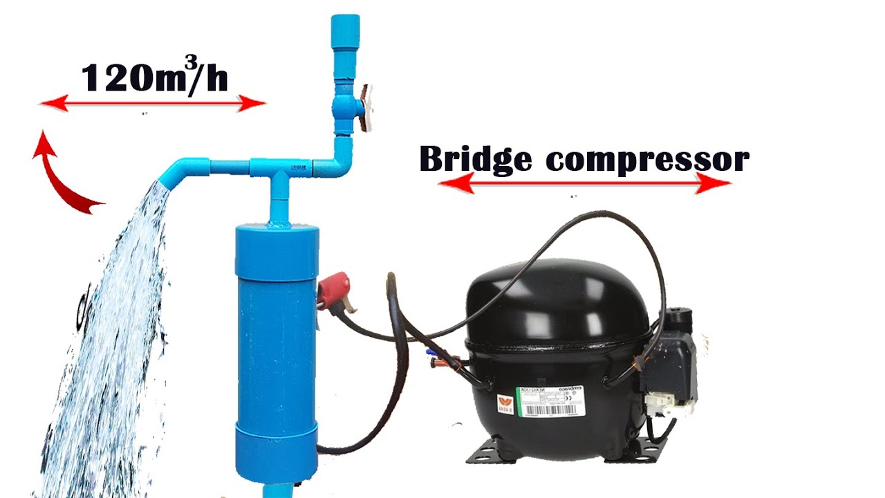 I turn fridge compressor into a water pump.
