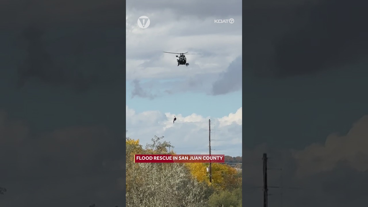 Helicopter rescue from San Juan County