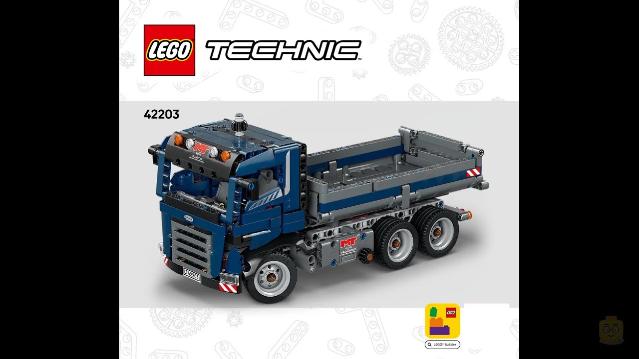 LEGO Technic 42203 – Complete Tipping Dump Truck Instructions! (Step-by-Step Guide)