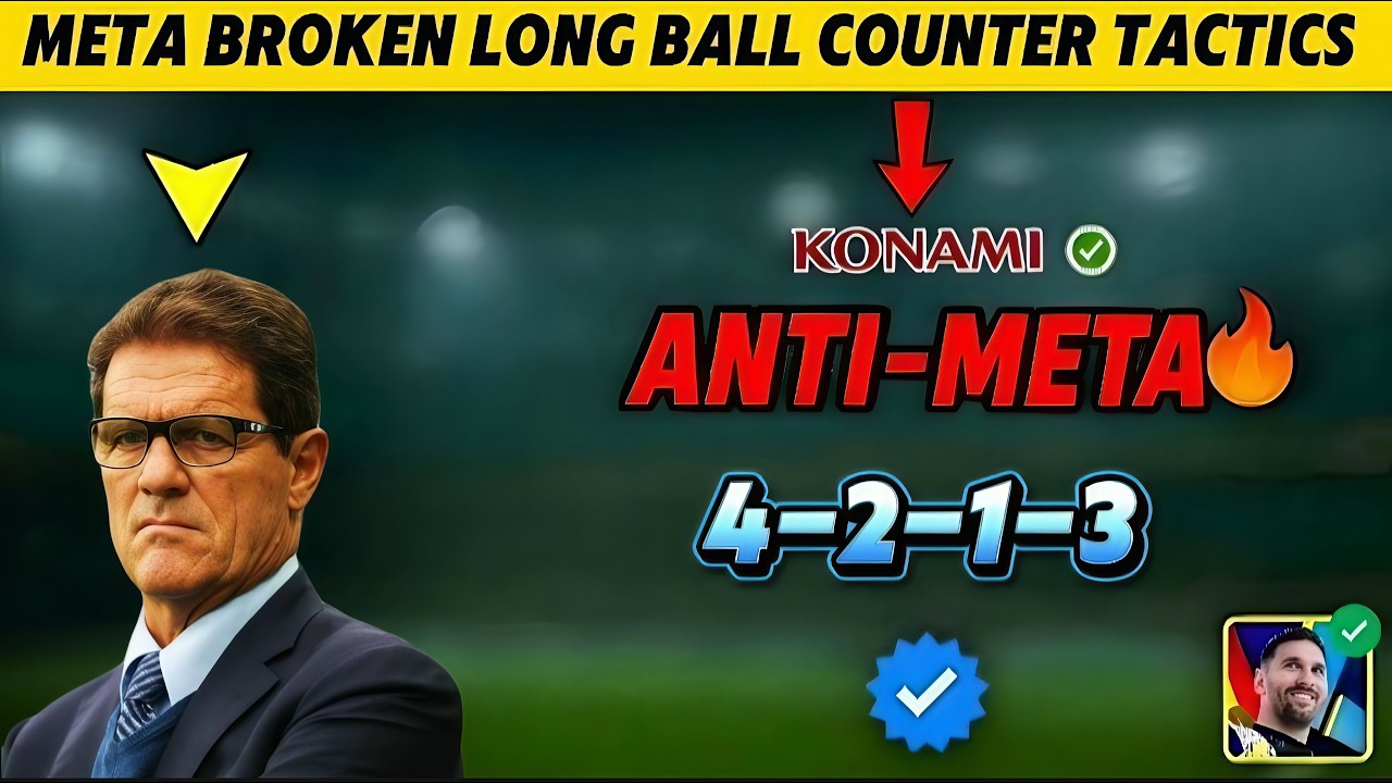 Broken 4-2-1-3 Long Ball Counter Tactics in eFootball 2026 Mobile! Konami Might Patch Soon! ⚡🔥