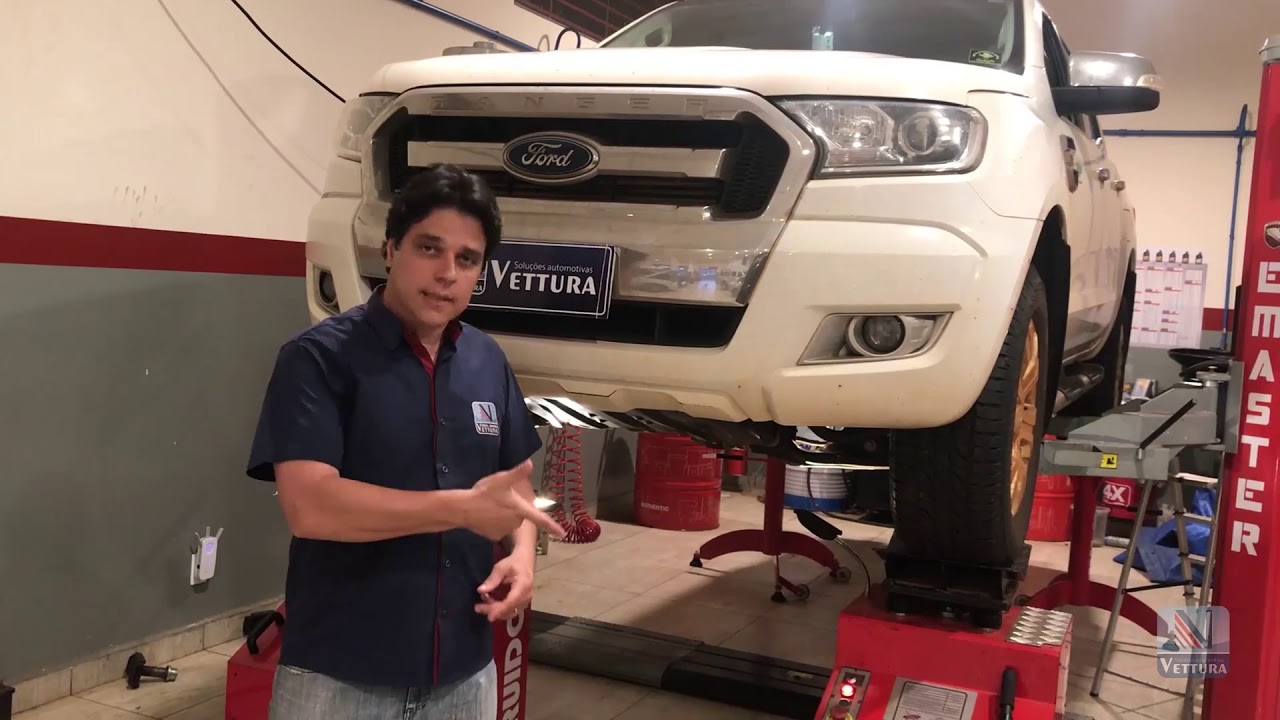 Ford Ranger 2018 com barulho na suspensão dianteira.
