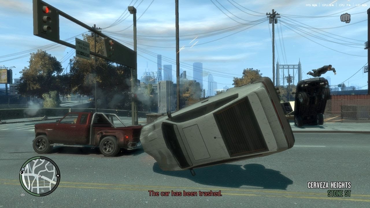 Grand Theft Auto IV Speed 9999% - Trying DESPERATELY To Deliver A Silver Blista And Failing So Hard