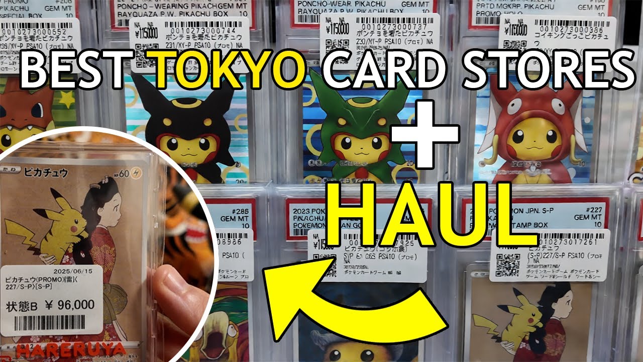 MUST visit Pokemon card shops in Tokyo and what I BOUGHT at them