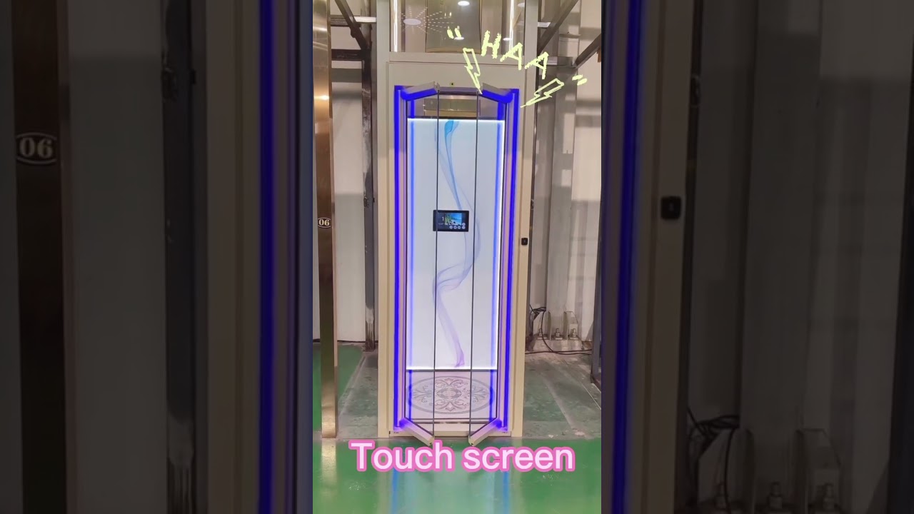Platform type home elevator, safe, no pit, machine roomless