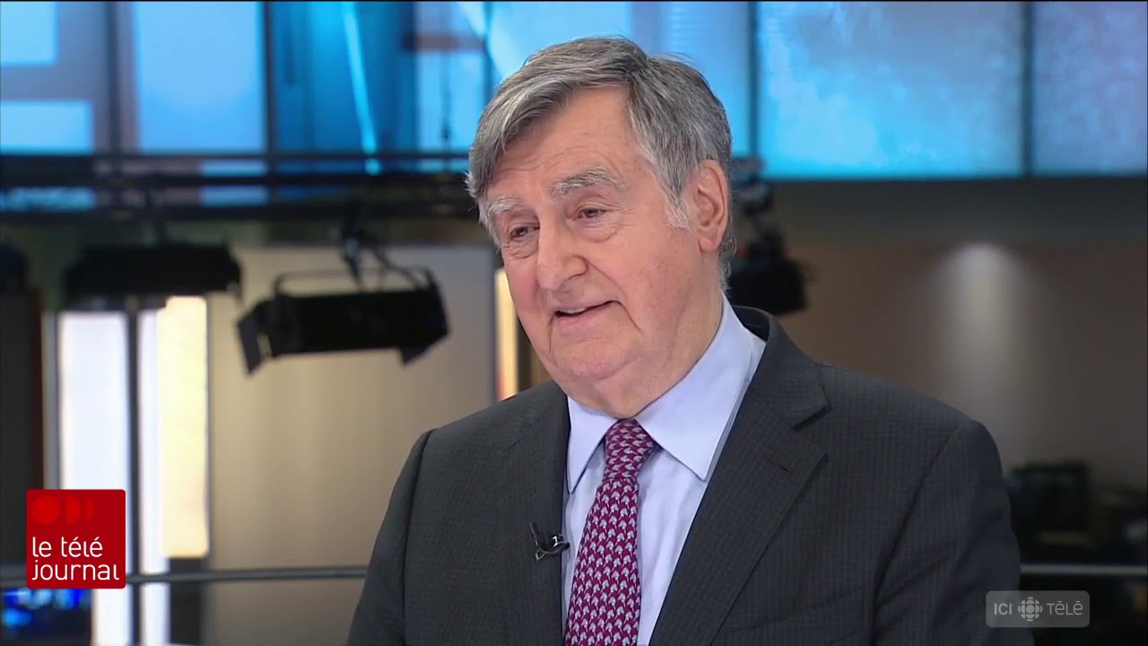 Lucien Bouchard rend hommage à Bernard Landry