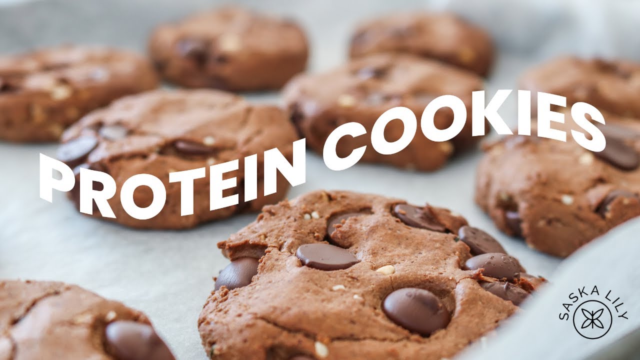 How to MAKE PROTEIN COOKIES // gluten-free, dairy-free and vegan