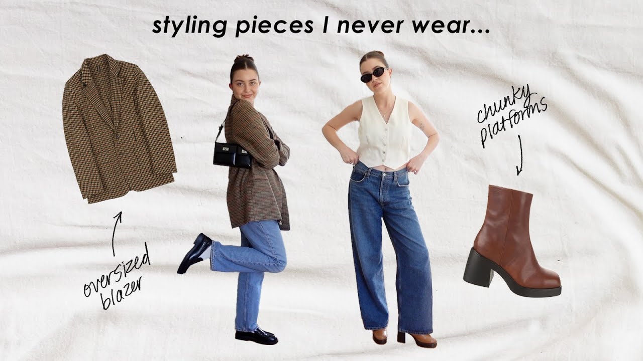 styling pieces I never wear in new ways