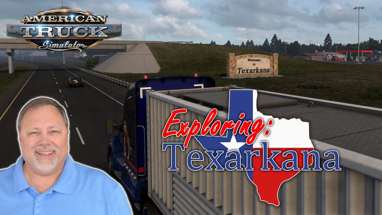 Exploring Texarkana, Texas DLC in American Truck Simulator 1.48