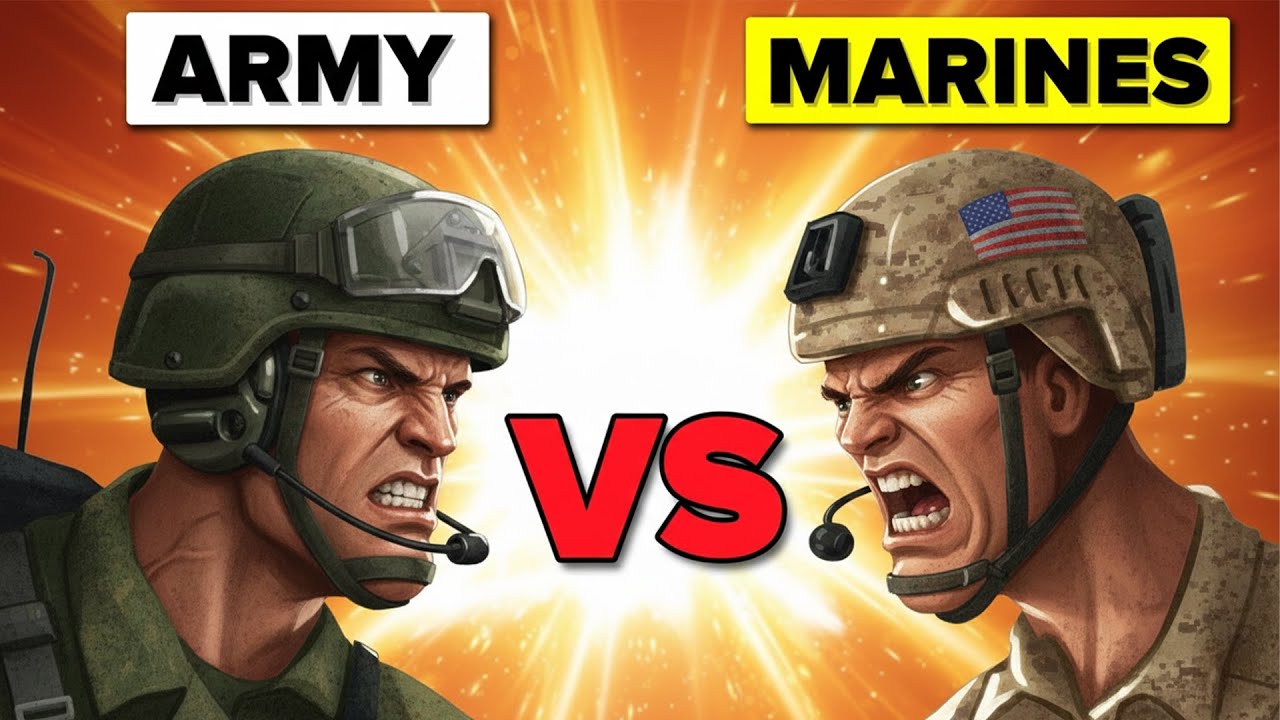 မရိန်းတပ်နှင့်ကြည်းတပ်~ ဘာကွာတာလဲ..? Marine Vs Army