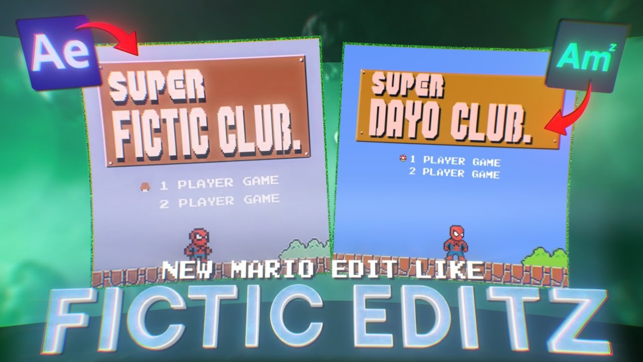 Fictic Editz Like Mario Edit In After Motion z ❤️‍🩹🗿 (Preset) @fictic_editz 