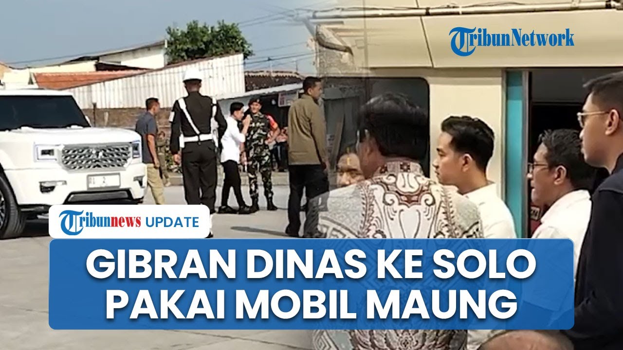 Wapres Gibran Kunjungi Solo Pakai Maung, Tinjau Underpass Joglo hingga Alun-alun Keraton