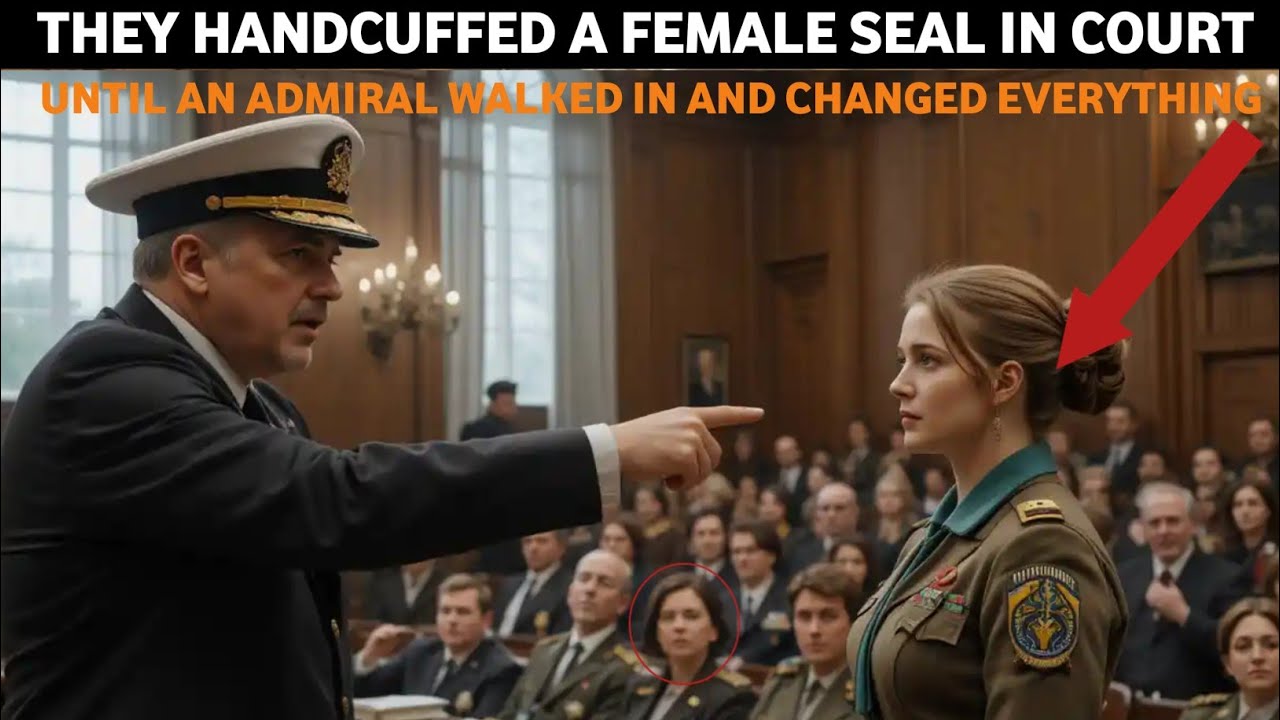 "They Handcuffed a Female SEAL in Court… Until an Admiral Walked In and Changed Everything"