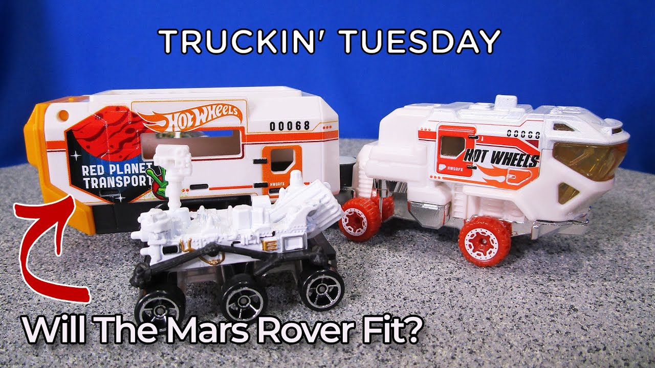 Truckin' Tuesday! A Truck For Mars! Red Planet Transport Super Rigs by Hot Wheels - RGTV