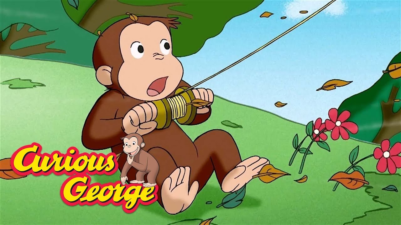 George Flies a Kite 🪁 Curious George 🐵 Kids Cartoon 🐵 Kids Movies