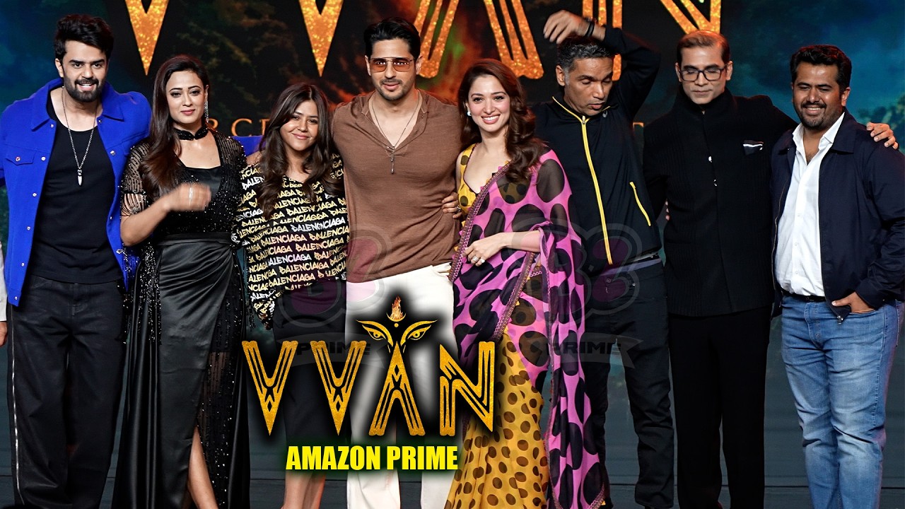 VVAN - Force of The Forrest Announce by Amazon Prime | Sidharth Malhotra, Tamannaah Bhatia, Shweta T