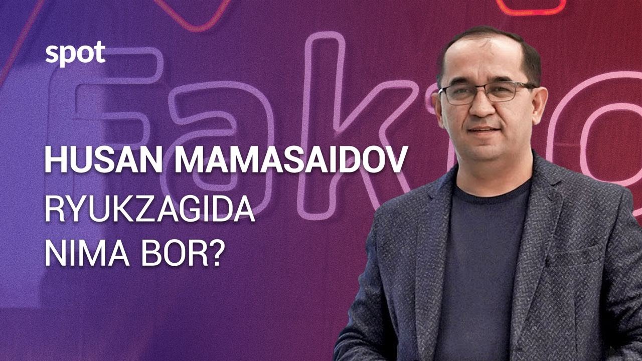Husan Mamasaidov o‘zi bilan nima olib yuradi?