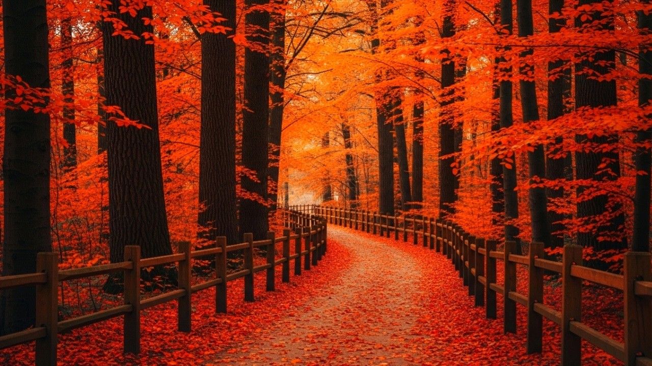 Peaceful Autumn Scenery 🍂 Beautiful Relaxing Music to Heal the Mind and Soul