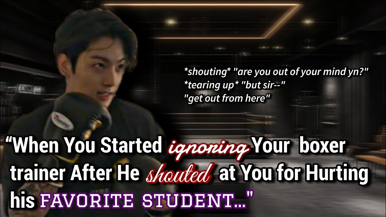 [2/3] when you started ignoring your boxer trainer after he shouted---#jkff #btsff #jungkookff