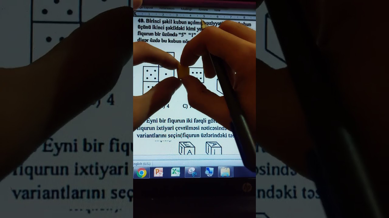 Qəbula düşmüş kub sualının pozanla həll qaydası (Part 1)