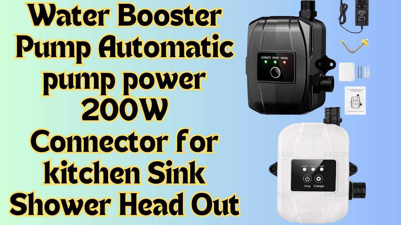 MAHINA ANG TUBIG NEED MO NITO WATER BOOSTER PUMP AUTOMATIC 200 WATTS