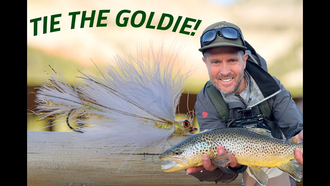 Catch HUGE Brown Trout With The Goldie Fly!