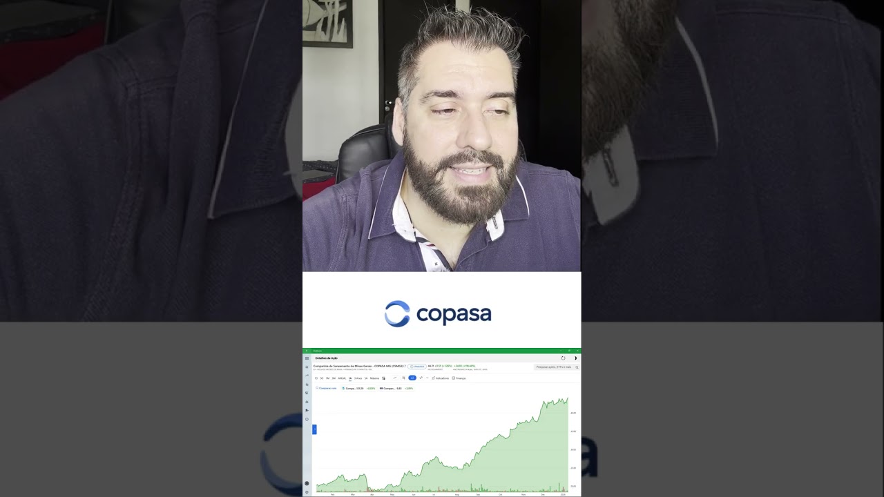 Copasa: privatiza&ccedil;&atilde;o em 2026 impulsiona valoriza&ccedil;&atilde;o!!