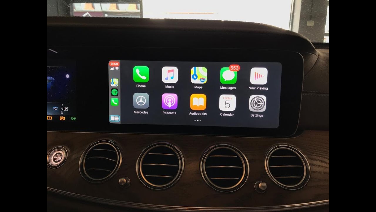 Mercedes Benz W213 Comand Online NTG5.5 Navigasyon Apple CarPlay Uygulaması
