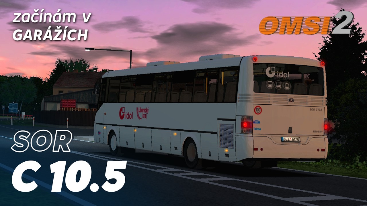 OMSI 2 #205 - Ráno v Novém Boru – první spoj linky 240 se SOR C 10.5 NOVINKA!