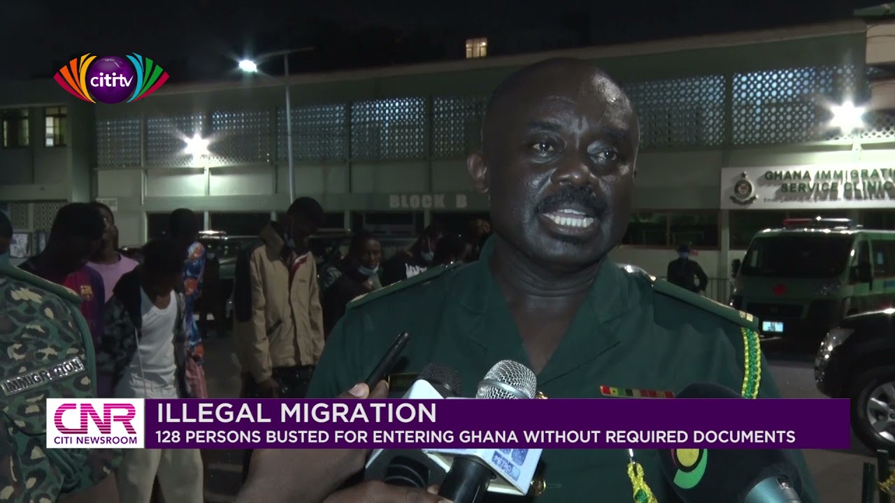 Immigration Service nabs 128 people for entering Ghana without required documents | CNR