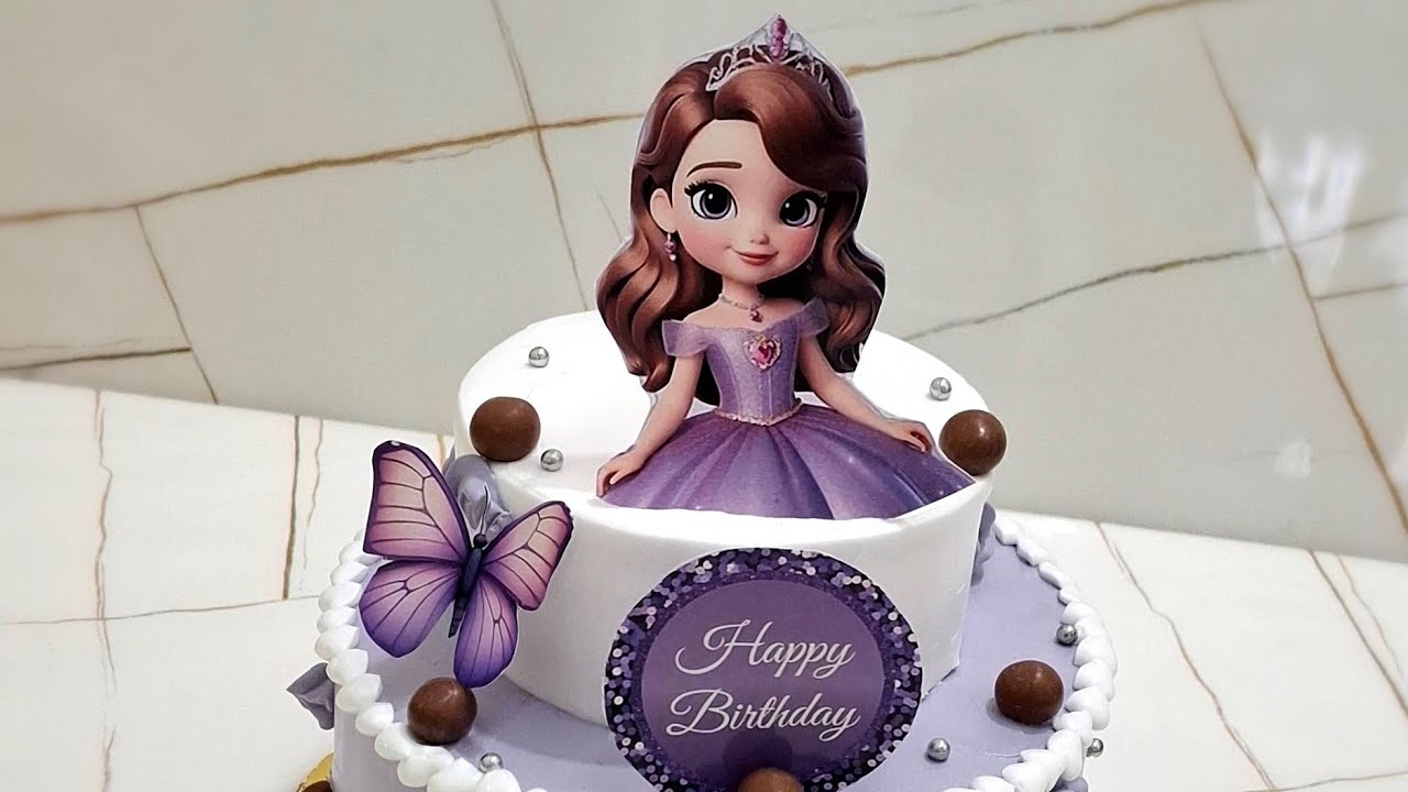 live two tier doll cake making live 