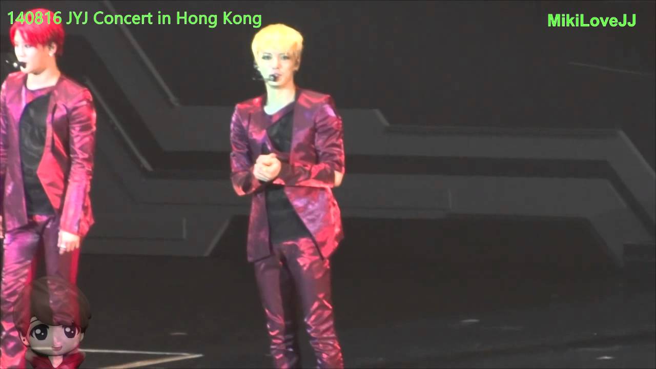 🎥[Fancam] 140816 JYJ Concert in HK - Ment 3 (JJ forcus) #김재중 #KimJaeJoong #ジェジュン