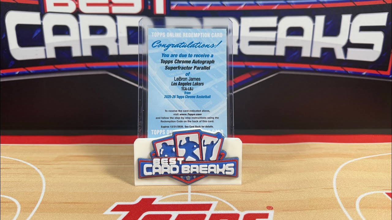 LEBRON JAMES SUPERFRACTOR AUTO! (eBay)- 25/26 Topps Chrome Basketball Pick Your Player #1 12/18/25