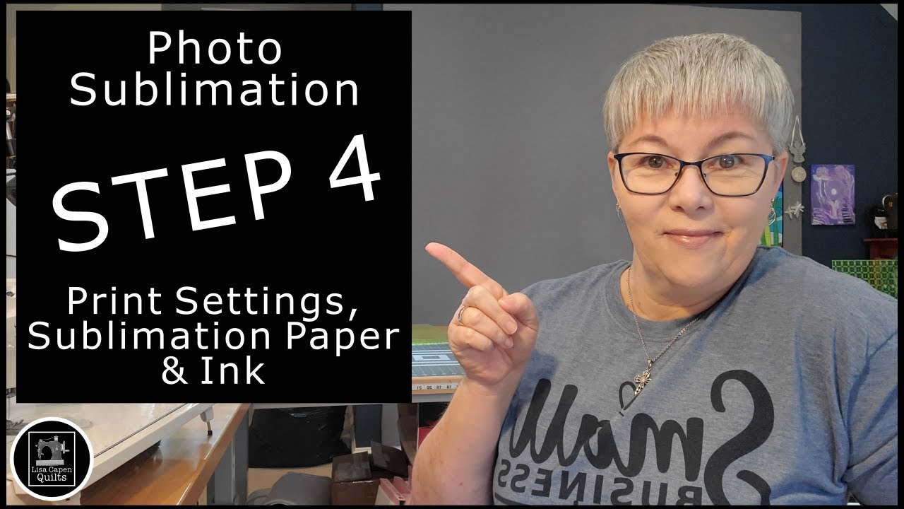 Sublimating Photos on Fabric - Printing, Print Settings, Sublimation Paper & Ink - Video 4