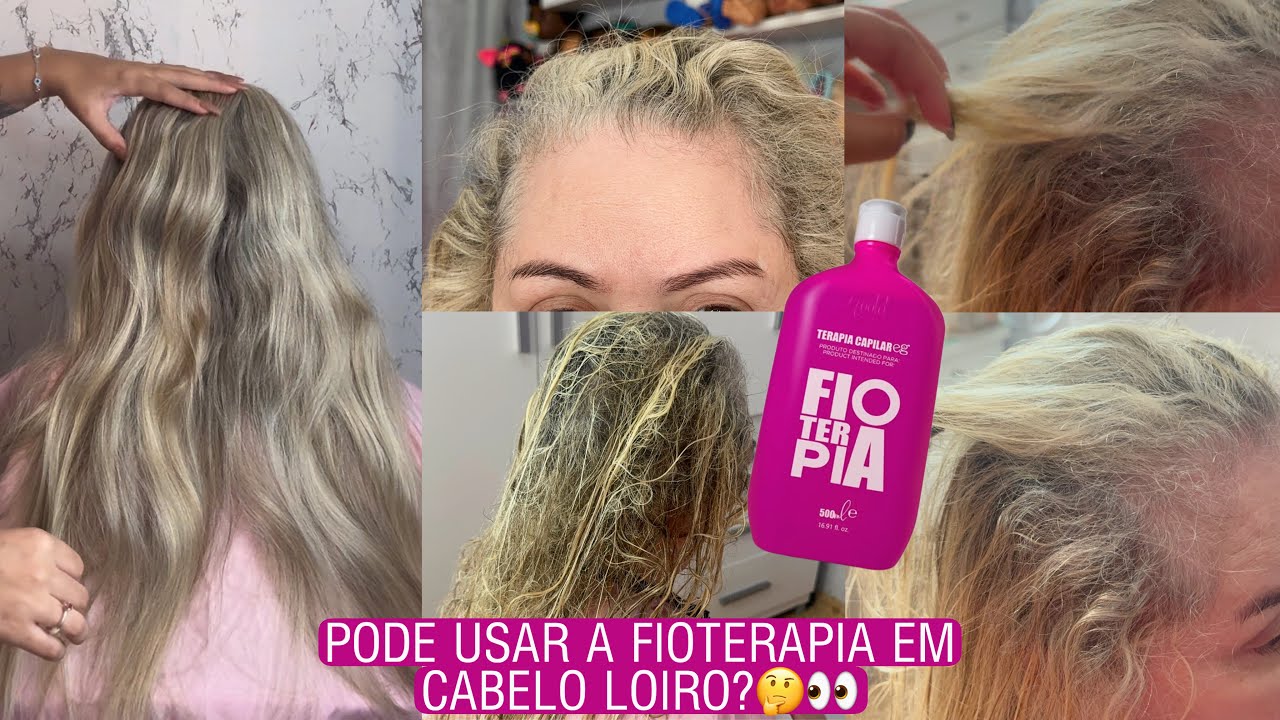 PROGRESSIVA FIOTERAPIA ALISA CABELO LOIRO?👀🤔 #explorar #fioterapia