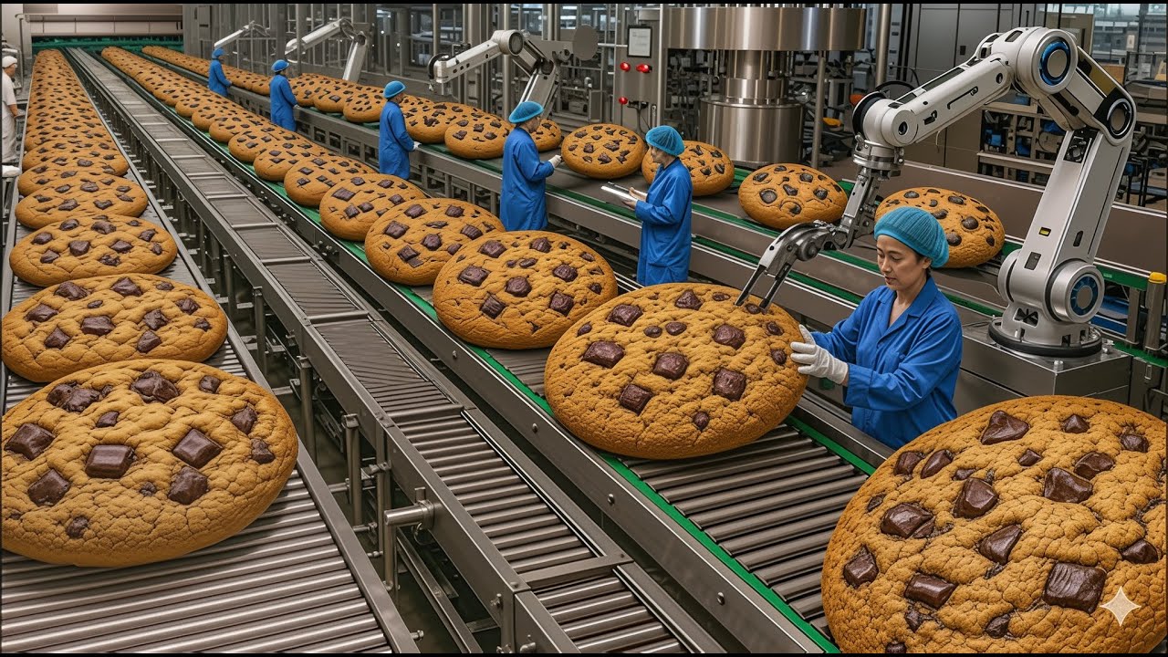 Inside a Modern Biscuit Factory 🍪 How Biscuits Are Made at Industrial Scale | Full Process