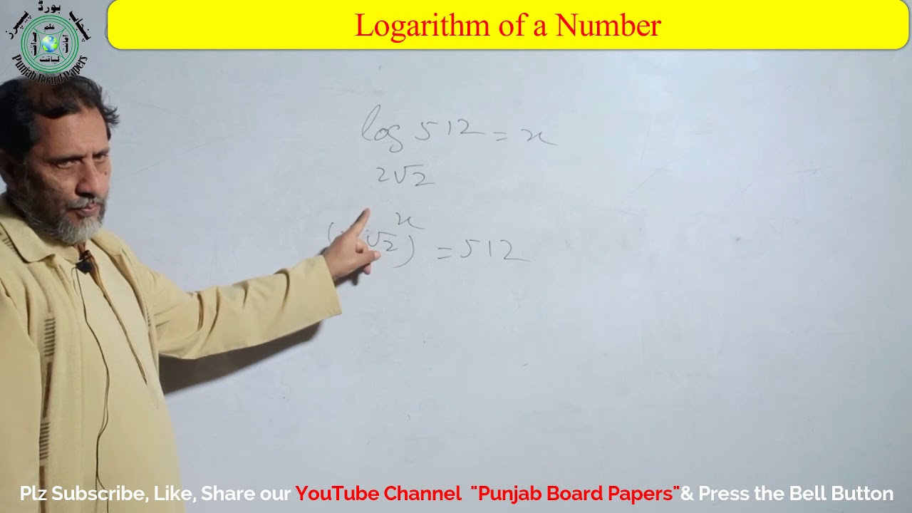 GGS Lectures Class 9 Unit 3 Logarithm Part 1