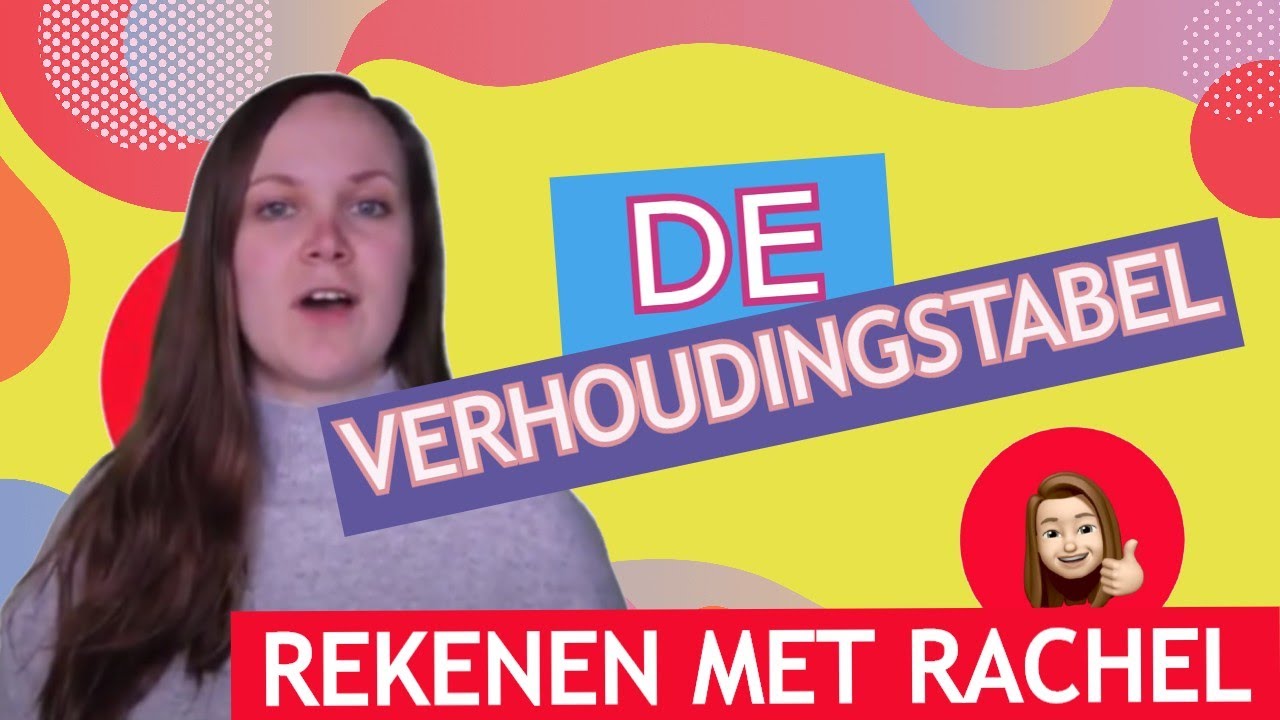 1| Rekenen met Rachel: De verhoudingstabel