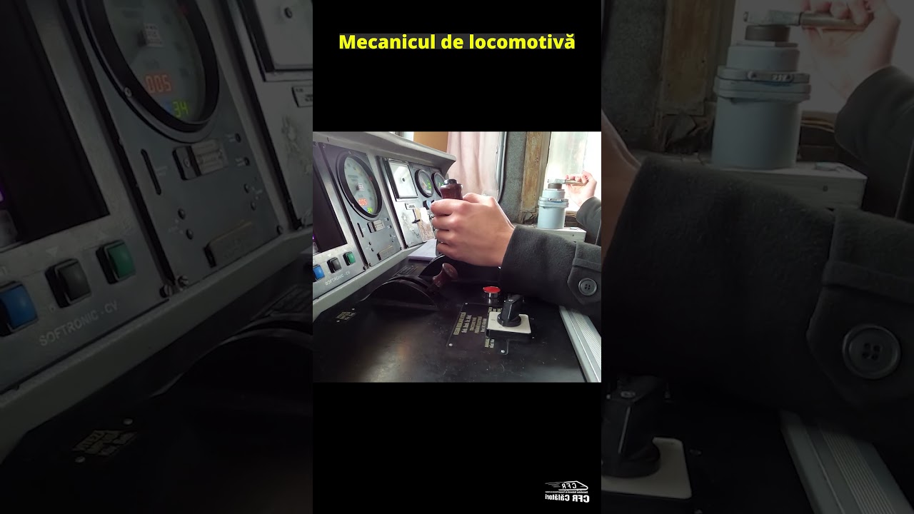 Mecanicul de locomotivă  #cfrcalatori #railway #train #cfr