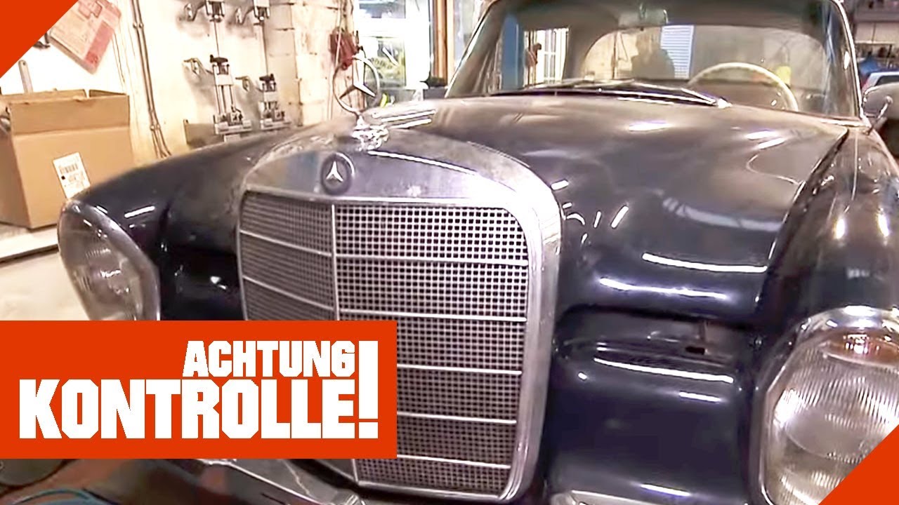 Mercedes 220 SE Oldtimer auf dem Prüfstand: In welchem Zustand ist er? | Achtung Kontrolle