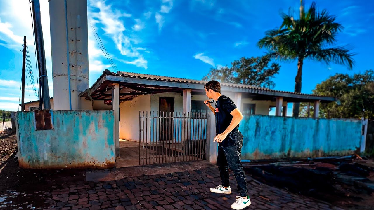 TIVE QUE ENFRENTAR O MEDO E VOLTAR NA CASA DA VELHA DA CAIXA D' AGUA