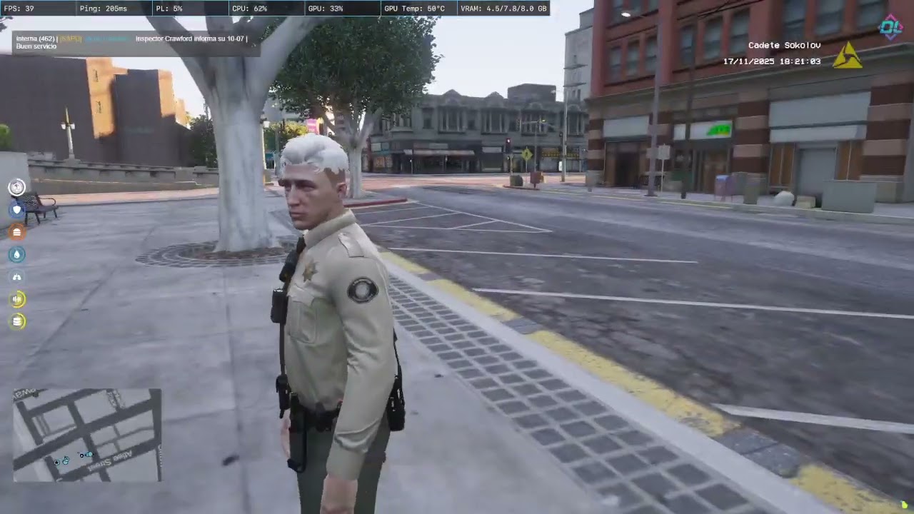 Cadete Andrei Sokolov| Dia 5  Patrullando con el Ruso |LSPD|GTA 5|+18| DovuX Life RP