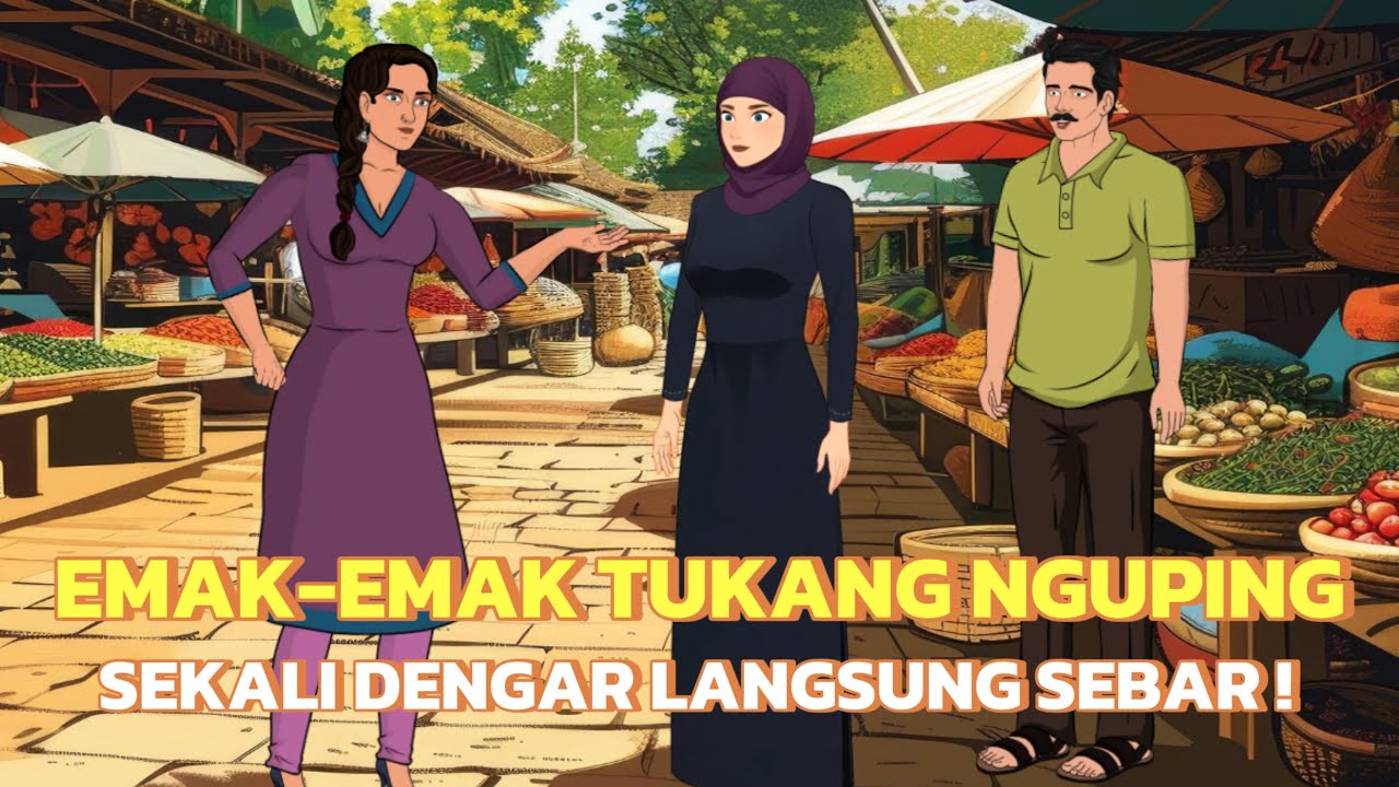 AZAB EMAK-EMAK TUKANG NGUPING, HIDUP TETANGGA JADI BERANTAKAN | EPISODE 1 | DRAMA ANIMASI