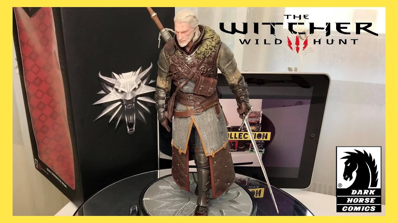 Geralt Grandmaster Ursine statue - The Witcher - Dark Horse Deluxe [Unboxing]